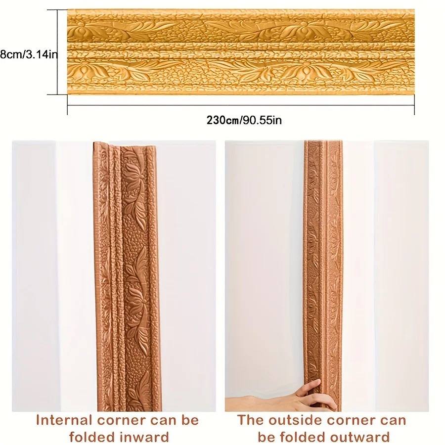Craft Foam Roll - 230 cm piankowe naklejki na krawędzie