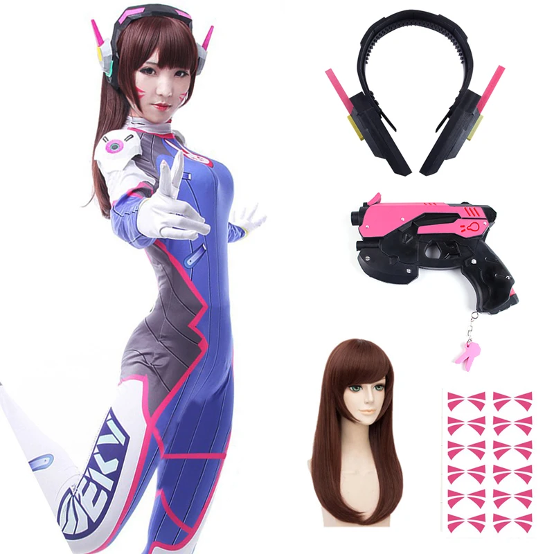 Dva Cosplay Prop - Anime kobieta kombinezon rajstopy Dva przebranie