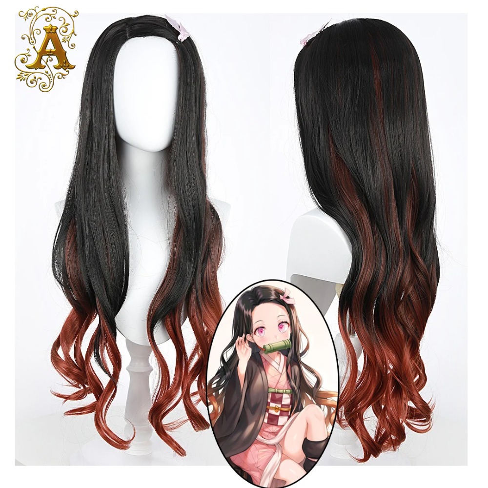 Czarno-ciemnoczerwona gradient – Wig Fiber Net recenzja i cena